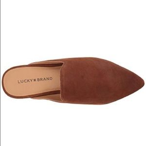 Lucky Brand Blythh mules in Cedar